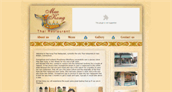 Desktop Screenshot of maekongthairestaurant.com